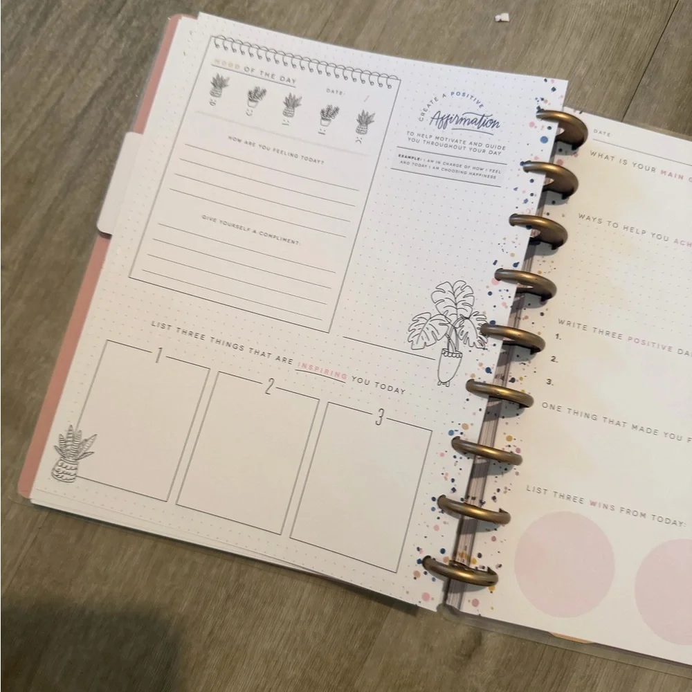 The Happy Planner - Coral Abstract Design